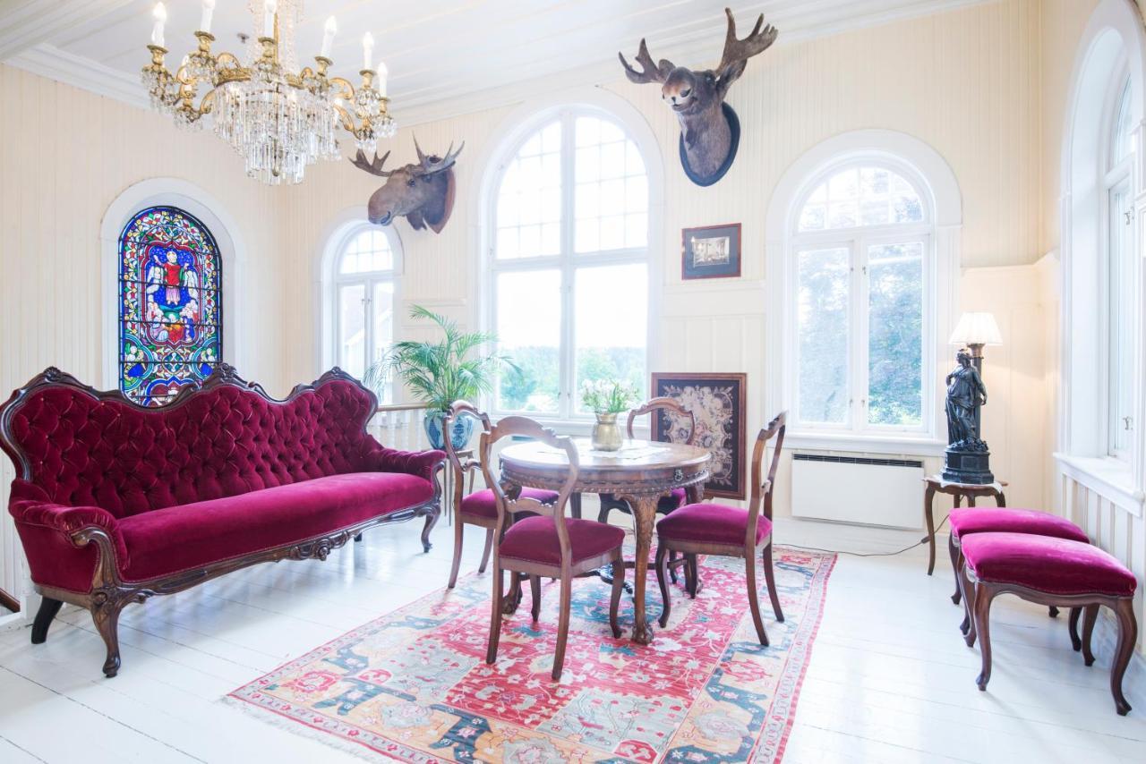 Losby Gods Manor Lorenskog Bagian luar foto